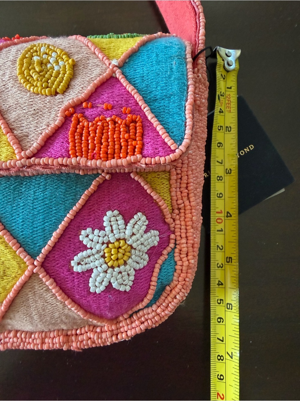 Viral America & Beyond Beaded Colorful Pink Fruit Bag NWT Marshalls TJMaxx - Picture 11 of 11
